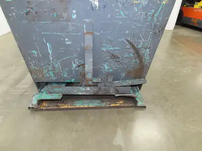 Wright Self Dumping Hopper 1 Yd Capacity 4000lb 7 Gauge Steel
