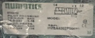 NEW ASCO NUMATICS I12BA4002P00030