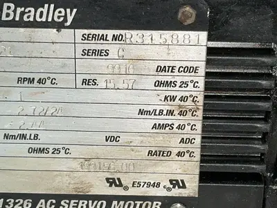 Used ALLENBRADLEY 1326ABB410G21 Motors (misc) Ohio US | HGR 24 #1506912
