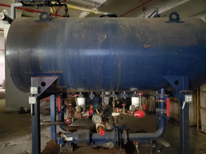 Boiler feed water tank Low pressure pumps