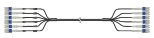 CommScope DFJ-12S025-20 HELIAX FiberFeed Direct Tail, DLC for BBU, 20ft Long [New]