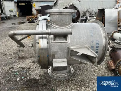 USED Buss ChemTech 150 Sq Ft Buss SMS Thin Film Evaporator, 316L S/S, 32/180#