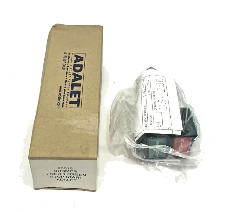 New | in-Stock Adalet Explosion Proof Dual Pushbutton, Maintained, Red/Green, 20018 Relays & Switches Michigan US | Maverick Industrial Sales #1391086