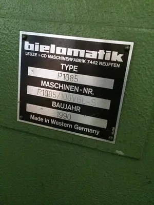 Paper Mill Liquidation- Bielomatik Folio Sheeters