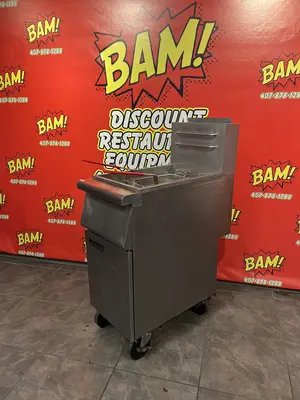 SOLID STATE 40 LB COMMERCIAL GAS DEEP FRYER