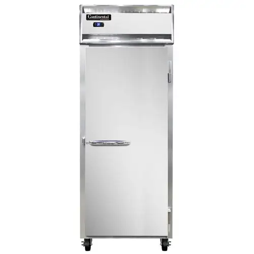 Continental 1RESNSS 28 1/2" One Section Reach In Refrigerator, (1) Right Hinge Solid Door, 115v