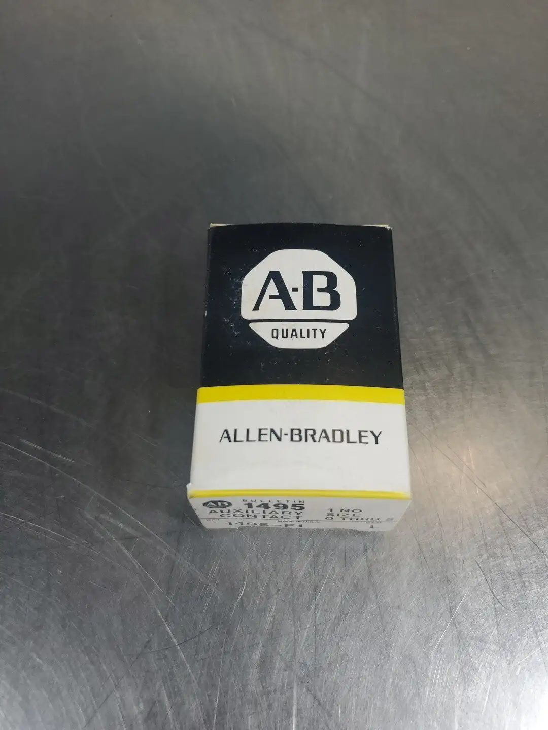 Allen-Bradley 1495-F1 Ser L Auxiliary Contact, 1 NO Size 0 THRU 5. 4D-42