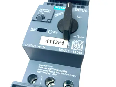 USED SIEMENS SIRIUS MOTOR STARTER CIRCUIT BREAKER FRAME SIZE S00