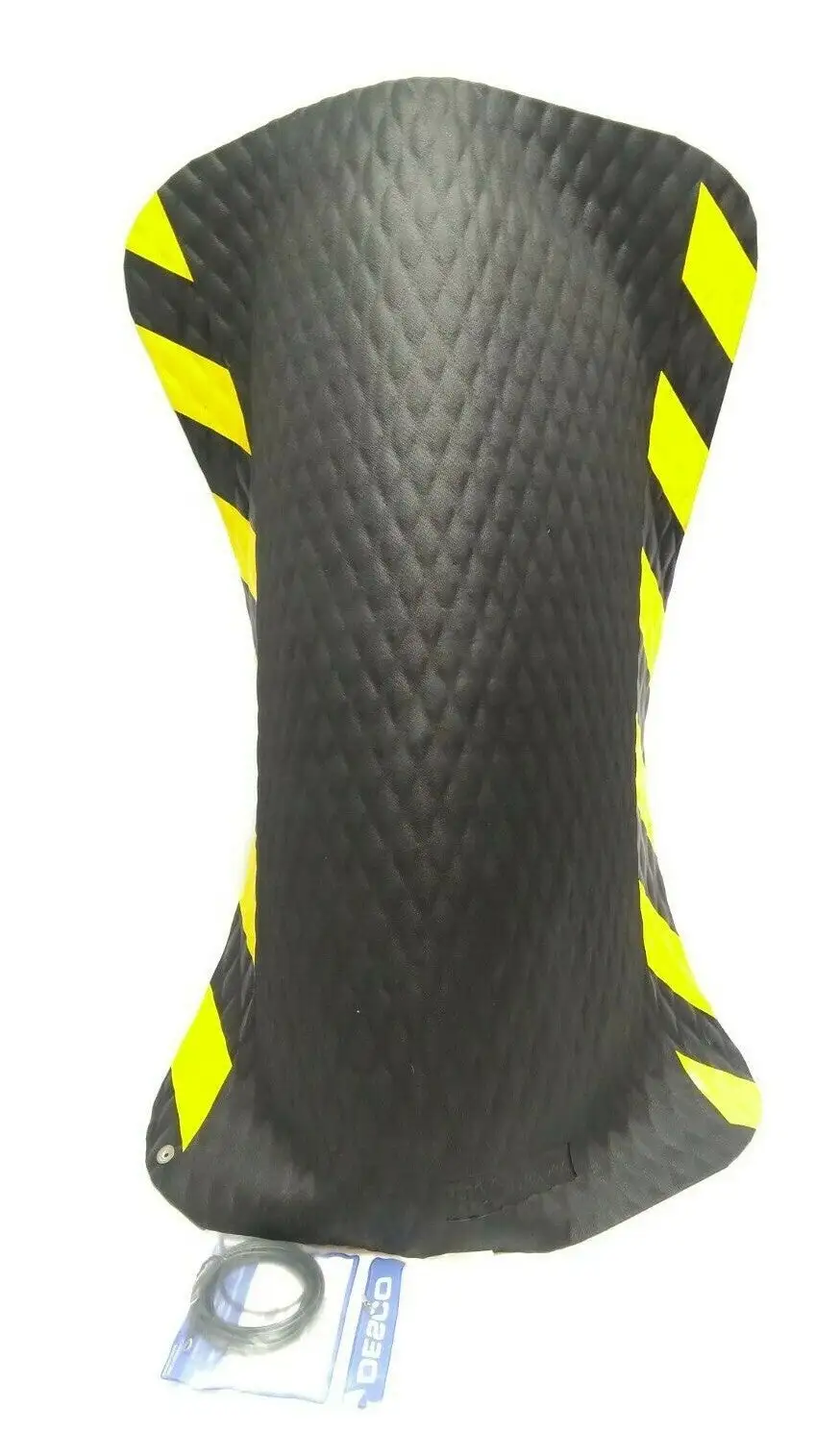 NEW HOG HEAVEN ANTI-FATIGUE 7/8" BLACK/YELLOW BORDER