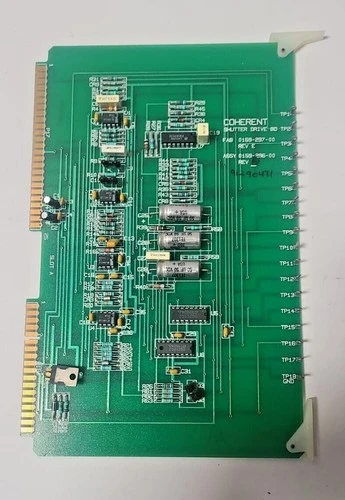 SHUTTER DRIVE BD 0159-297-00 REV E ASSY 0159-296-00 COHERENT BOARD