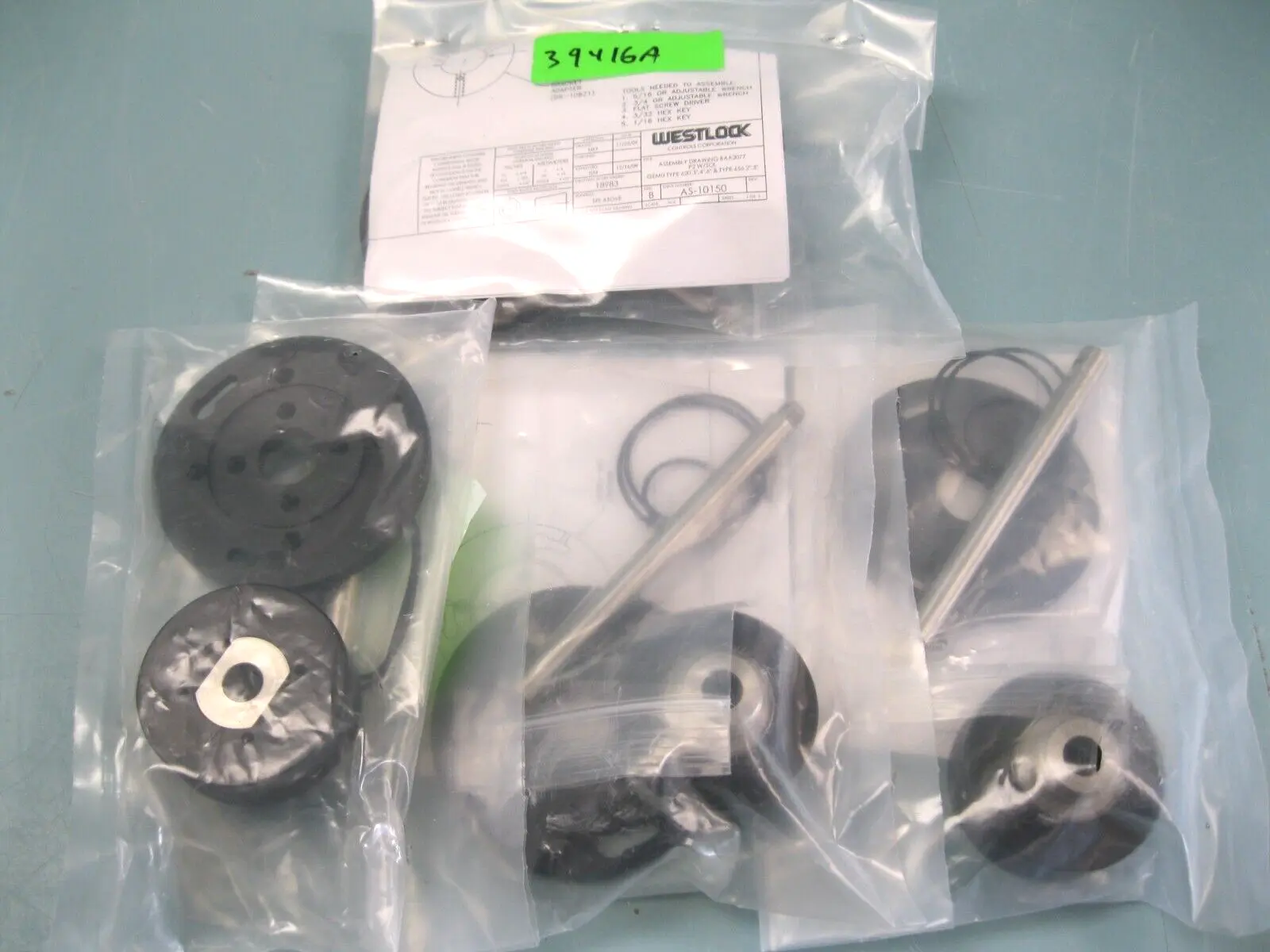 Lot (4) Westlock Controls Bracket Adapter Kit for GEMU Type 620 & 656 NEW G2