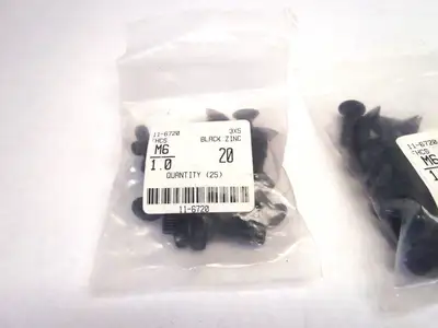80/20 Inc 11-6720 Flat Head Socket Cap Screw M6 x 20.00mm (FHSCS) BAG OF 20