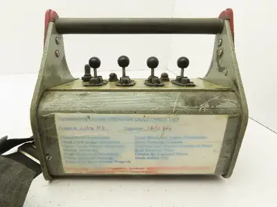 Telemotive RC-E3600 Vintage Crane Control Remote 4 Lever 2 Button 2 Switches