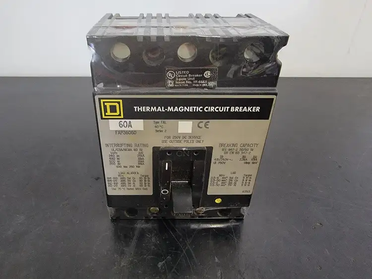 Used SQUARE D FAP36060 Switchgears British Columbia CA | Lenmark #327887
