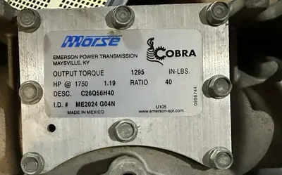 Used MORSE C26Q56H40 Industrial Controls | Surplus Asset Holdings #1220641