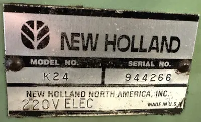 Used NEW HOLLAND K-24 Centrifuges Ohio US | CW WOOD MACHINERY #1281289