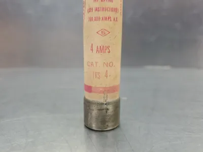 Shawmut TRS4 Tri-Onic Time Delay Fuses, 600V 4A. 4D-38