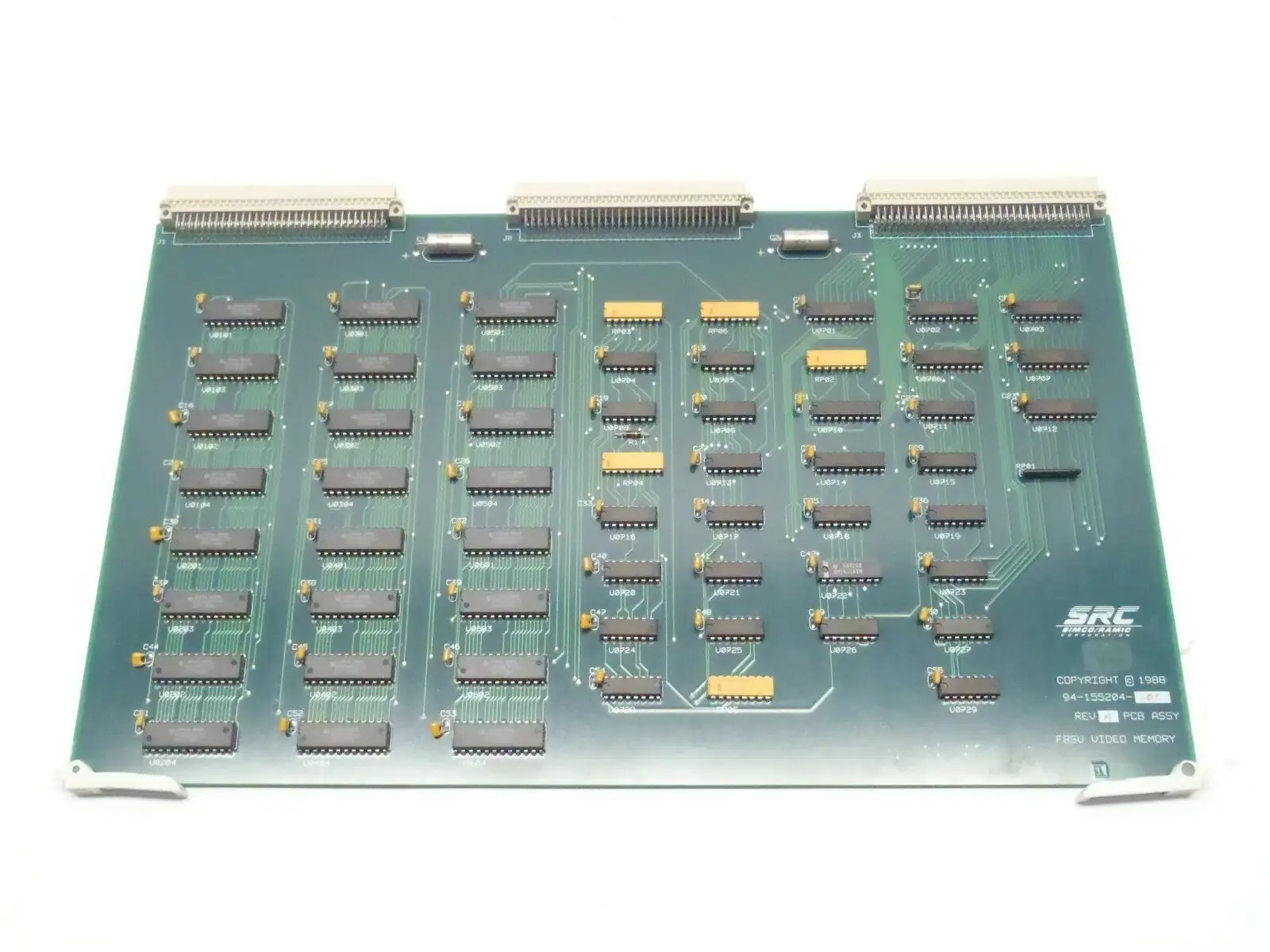 94-155204-001 | Simco Ramic SRC  REV A SRC PCB ASSY FBSU Video Memory VGA - Used