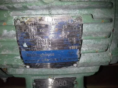 5 hp Westinghouse Life Line AC Motor, type HSB