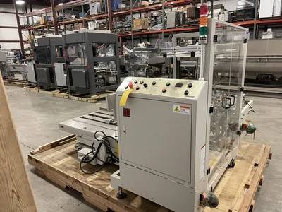 2021 Interpack CE-12P Semi-Automatic Box Former Case Sealer/Erector 4×1/4HP 110V