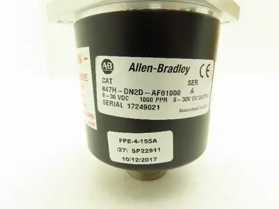 Allen Bradley 847H-DN2D-AF01000 Rockwell 847 Incremental Optical Encoder 3/8"