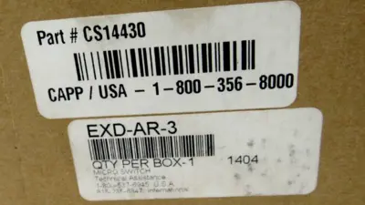 NEW HONEYWELL EXD-AR-3 LIMIT SWITCH EXDAR3