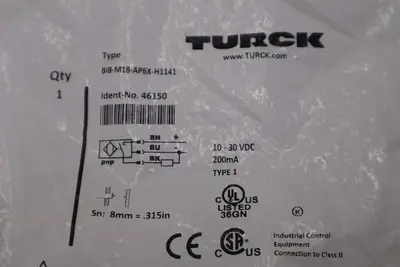New In Box TURCK BI8-M18-AP6X-H1141 Proximity Sensor STOCK H1661A