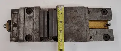MACHINIST VISE, 4 INCH, 13 INCH LONG, 5-3/8 INCH HEIGHT