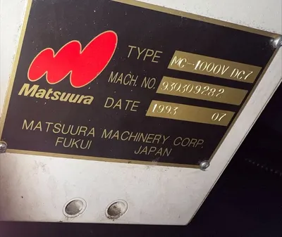 Used 1993 MATSUURA MC-1000V Vertical Machining Centers Washington US | [EZ] EZ Systems #1287122