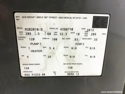 USED STERLCO M2B2010-D