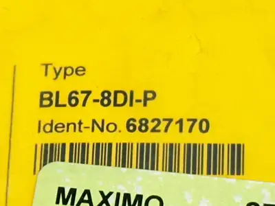 BL67-8DI-P,6827170 | Turck BL67-8DI-P Base Module Digital 8-Input 6827170 - New