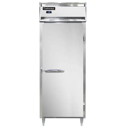 Continental D1FESNSS 28 1/2" Designer Line One Section Reach In Freezer, (1) Right Hinge Solid Door, 115v