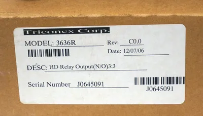 NEW TRICONEX 3636R RELAY OUTPUT MODULE