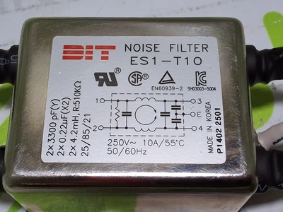 BIT NOISE FILTER ES1-T10 250V 10A