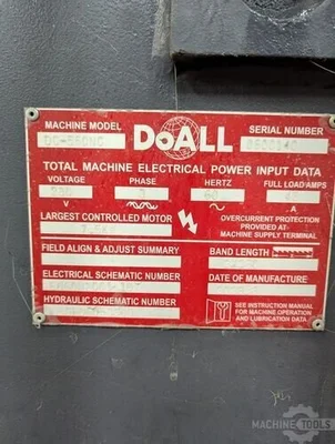 USED DOALL DC-560NC