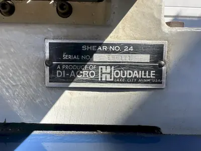 Used DIACRO 24 Plate Bending Rolls including Pinch Ohio US | Portage Packaging Systems, Inc. #1493496