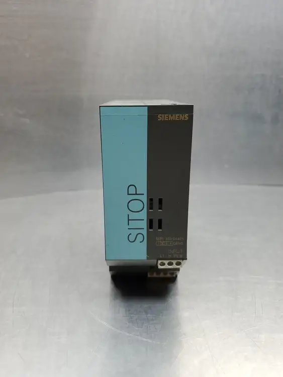 Used Siemens 6EP1 333-2AA01 SITOP SMART Power Supply, 24VDC, 5A DIN Rail Power Supplies South Carolina US | Palmetto Automation #1159379