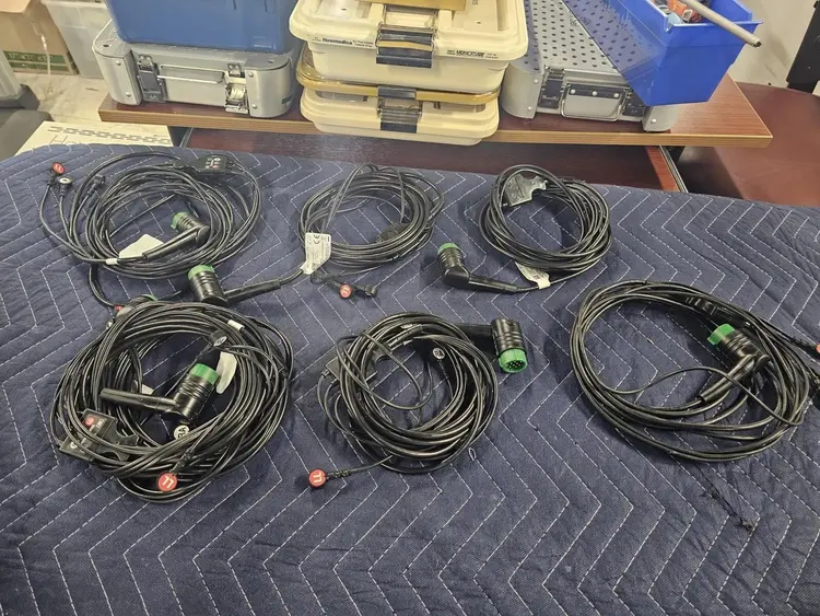 Used Philips PHILIPS Defibrillator Cable LOT OF 7 Medical Parts Texas US | PT Medical Technologies #1458977