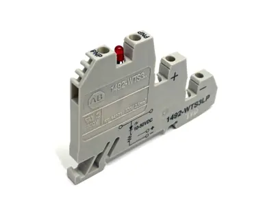1492-WTS3LP | Allen Bradley  IEC Terminal Block, 3-Level, Red LED, Gray LOT OF 10 - New Other