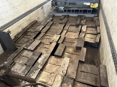 ANVIL DIE HOLDERS SOW BLOCKS HOLDER FORGING PRESS OR HAMMER, OUT OF CHAMBERSBURG 23 & 14 DIE FORGERS: STOCK #21025