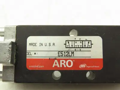 ARO E512LM 5/3-Position Maintain Hand Manual Control Pneumatic Air Valve 1/4"NPT