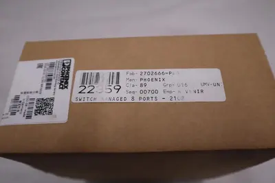 Phoenix FL SWITCH 2108 Contact Industrial Ethernet Switch  2702666 - STOCK GF888