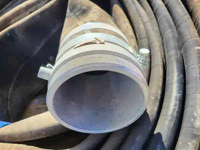 6" x 95 ft Prospector Water Suction and Discharge Hose Black, 150 psi