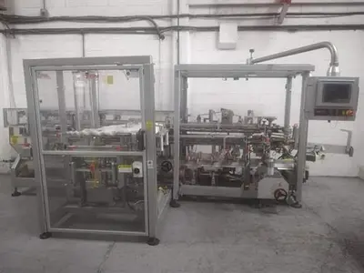 Serpa model 120 stainless steel vertical cartoner for bottles