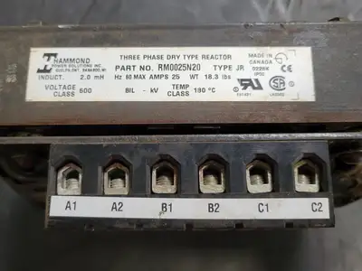 USED HAMMOND POWER SOLUTIONS INC. RM0025N20