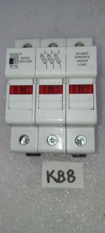 Used Rittal SV 9345.000 600 3A Fuse Holder with Fuse Fuse Accessories Arizona US | ASSET CONVERSION SPECIALISTS, INC. #312663