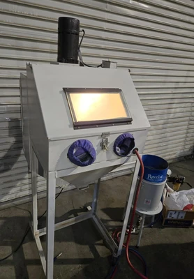Sand Blast Cabinet With Dust Collector Abrasive Blast Cabinet USA
