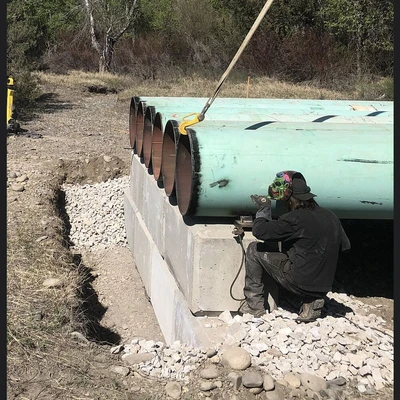 Steel Pipe Bridge