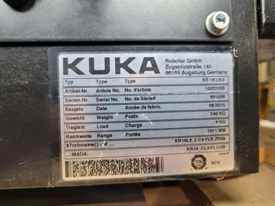 New | in-Stock 2015 KUKA KR16 L6-2 + KR C4 NA Robots Michigan US | iGAM Industrial Marketplace #1173937