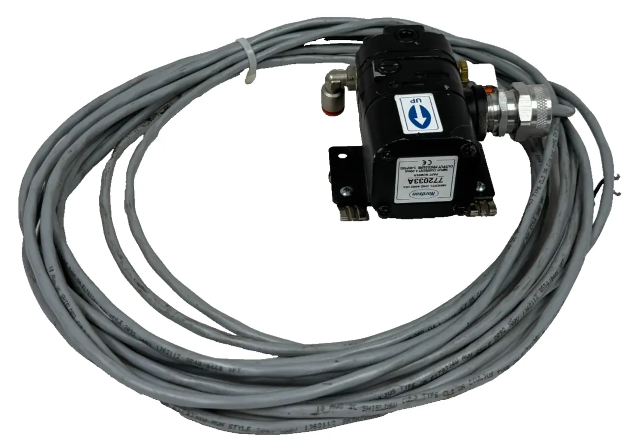 USED NORDSON 772033A PRESSURE TRANSDUCER 4-20mA 3-90PSIG